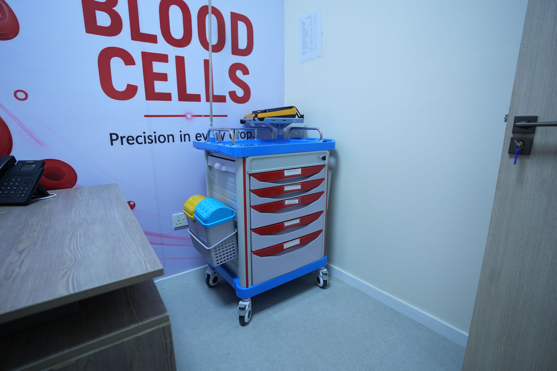 The clinic laboratory